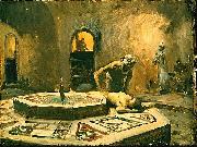 John Singer Sargent Massage in a bath house Spain oil painting artist